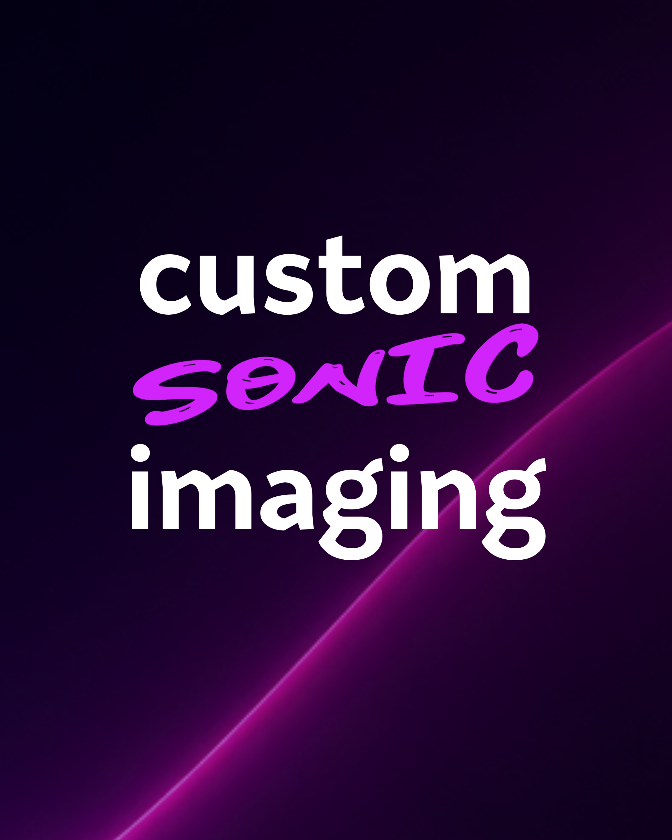 Custom Imaging with Sonic IDs artwork